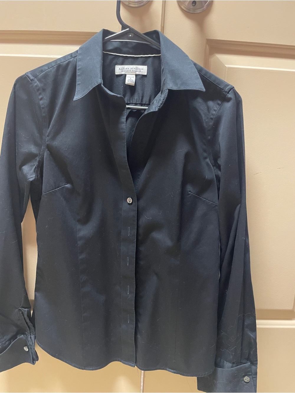 Black Women's Button-Down Shirt - Banana Republic